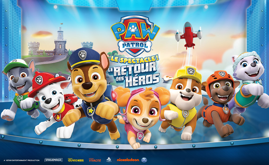 PAT' PATROUILLE, LE SPECTACLE : LE RETOUR DES HÉROS !