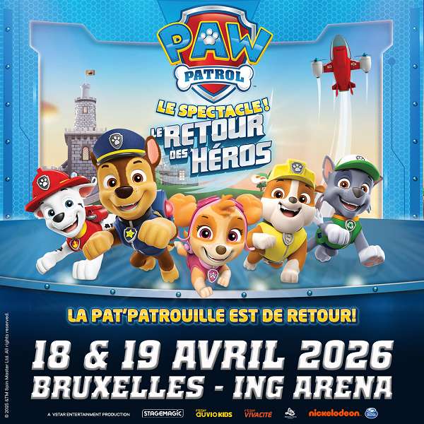 PAT' PATROUILLE, LE SPECTACLE : LE RETOUR DES HÉROS !
